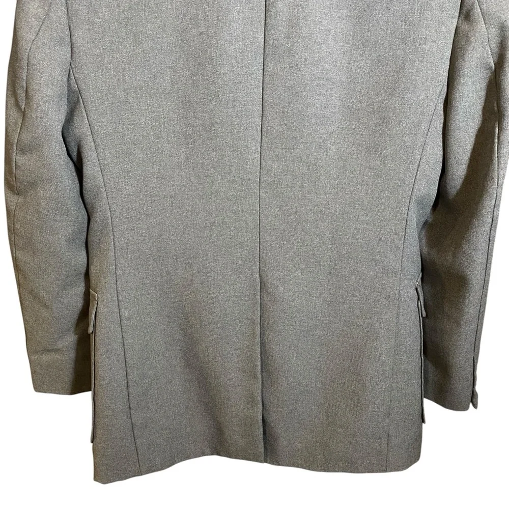 VGT Haggar Men's Blazer Jacket Sport Suit Front Buttons/Pockets Grey 40